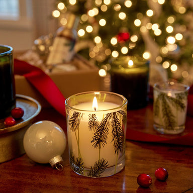 Thymes Frasier Fir Pine Needle Glass Candle