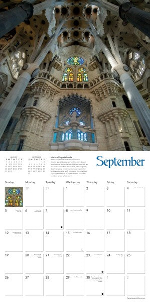 Gaudí 2027 Wall Calendar