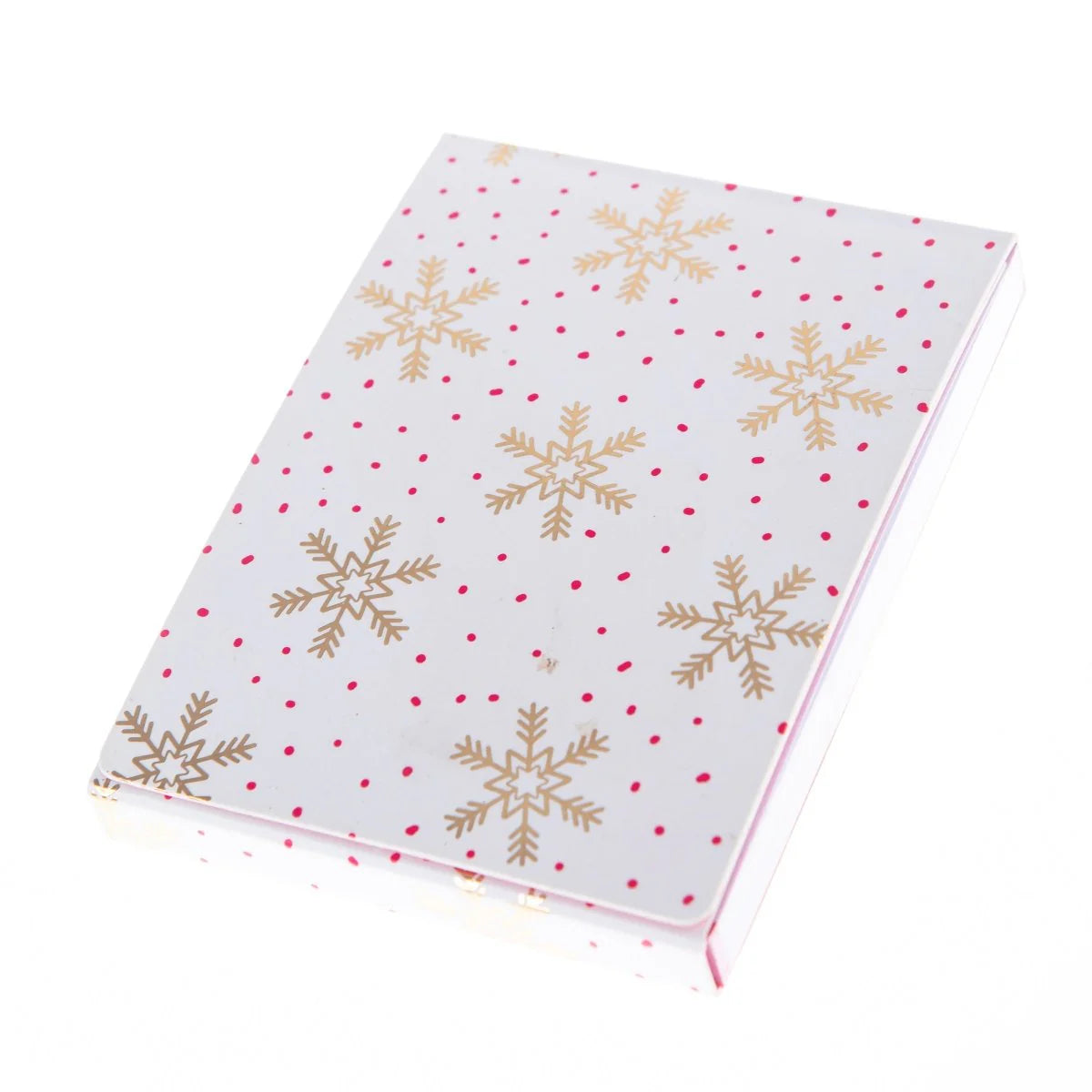 GRPH Gold Snowflake Holiday Pocket Notes