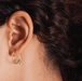 BOMA Essential Pull Through Hoops 0.8" - Gold