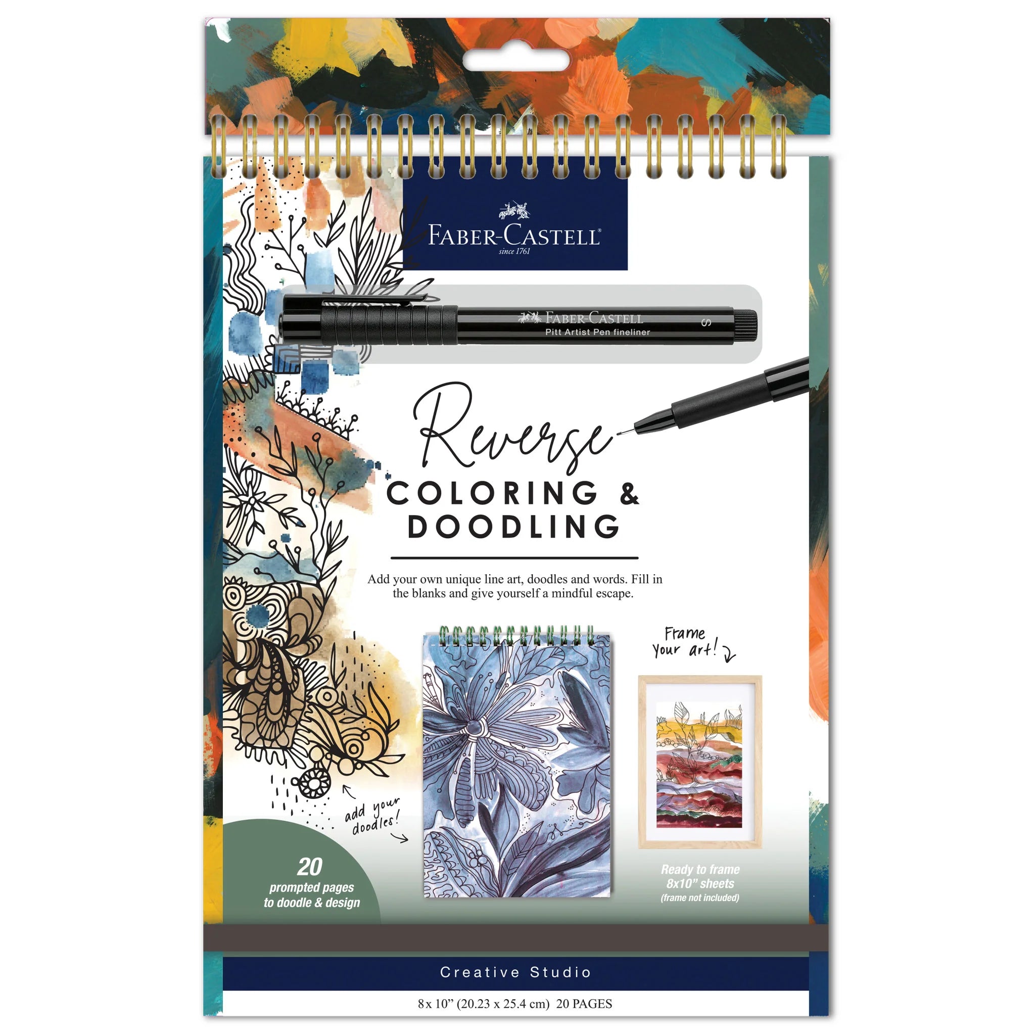 FABR DOODL BK RVRS COLOR MONO