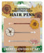 Great Flowers of Art Enamel Hair Pins