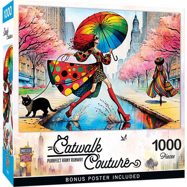 Perfect Rainy Runway 1000 Piece Catwalk Couture Puzzle