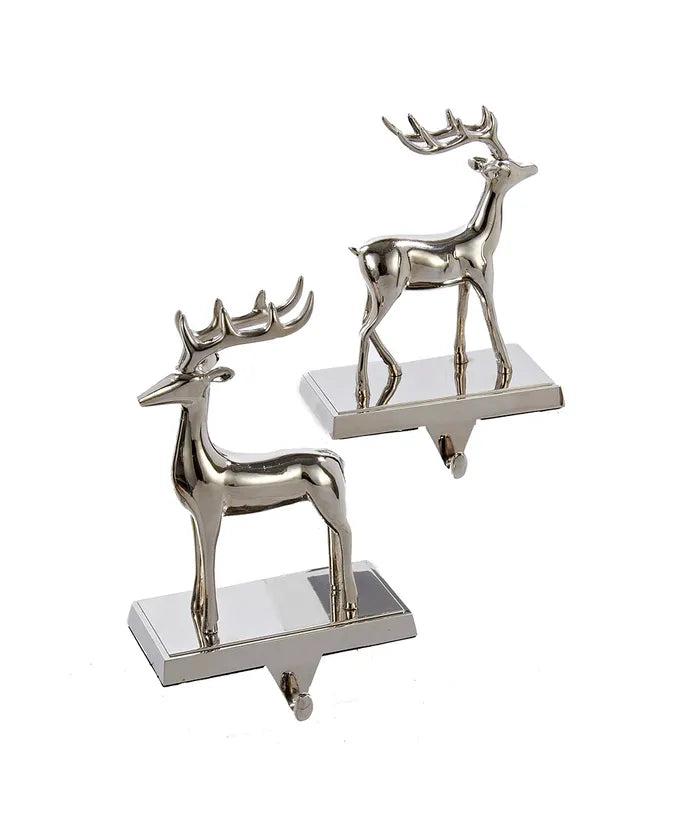 Metal Reindeer Stocking Holder (Single) - Random Style