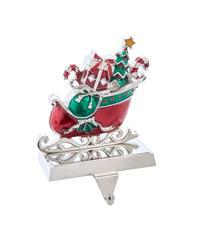 Metal Sleigh Stockingholder