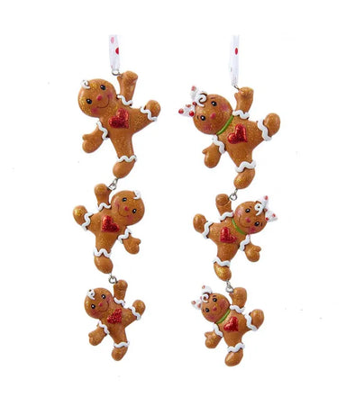Triple Gingerbread Men String Ornament (Single) - Random Style