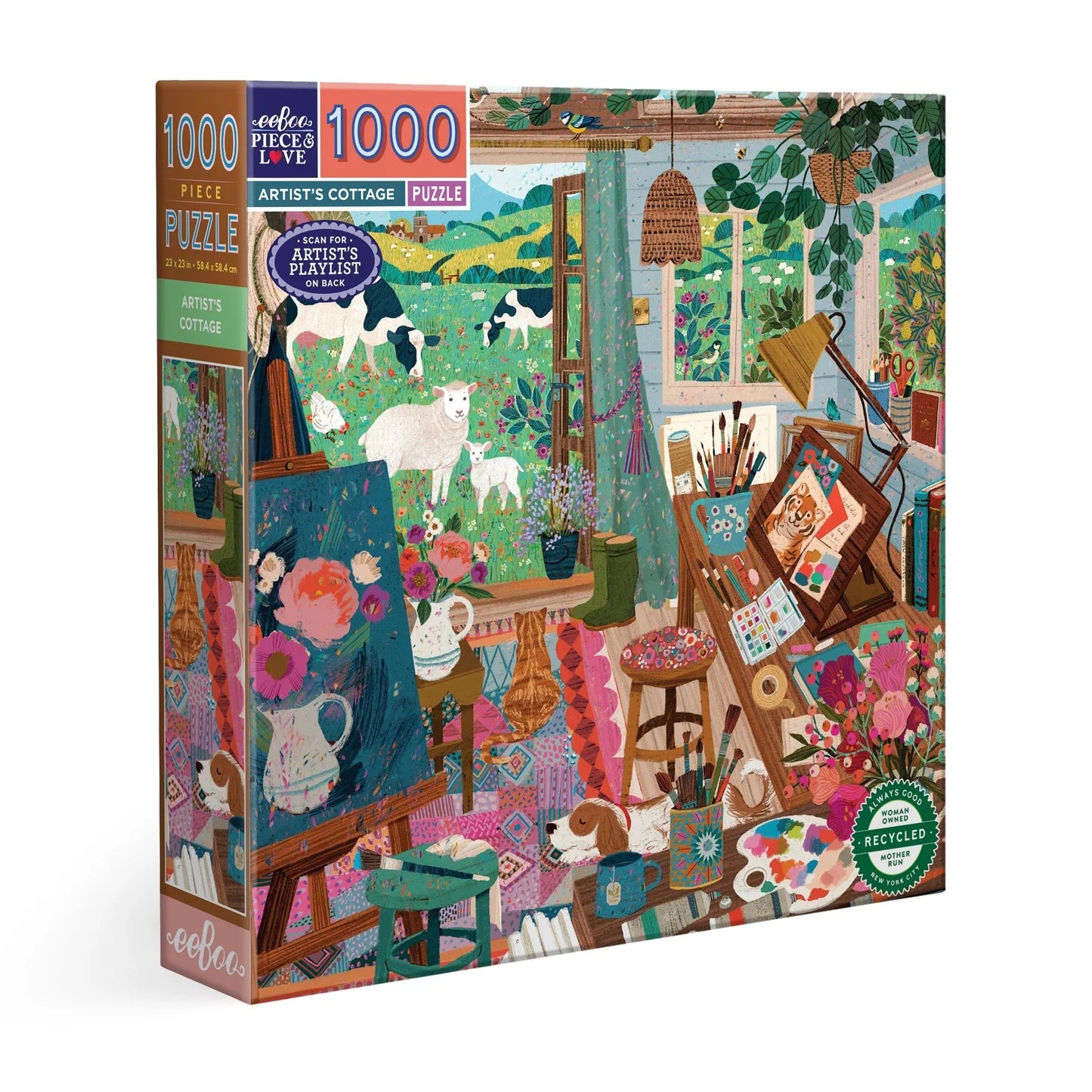 Artist's Cottage 1000 Piece Puzzle