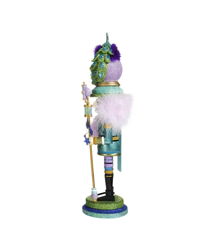 Kurt Adler Nutcracker 17.5" Peacock