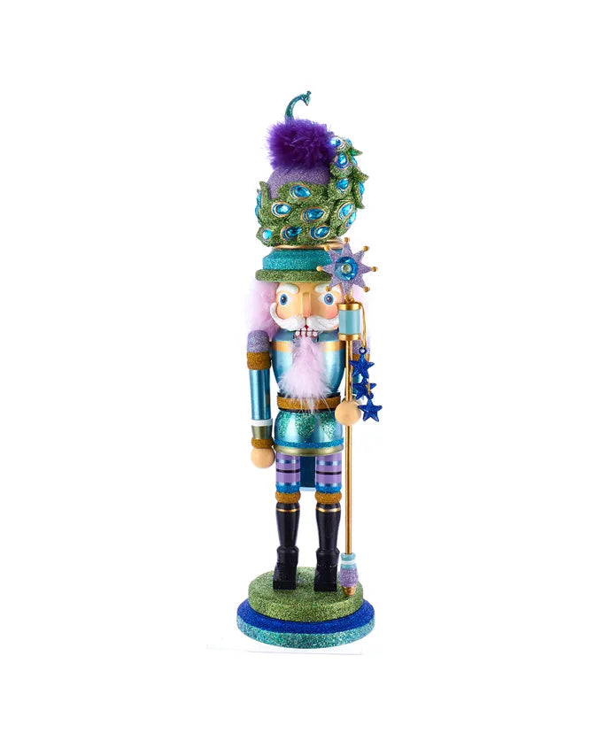 Kurt Adler Nutcracker 17.5" Peacock