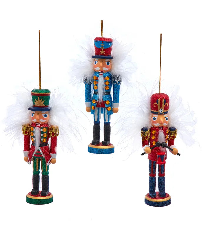 Colorful King or Soldier Nutcracker Ornament (Single) - Random Style