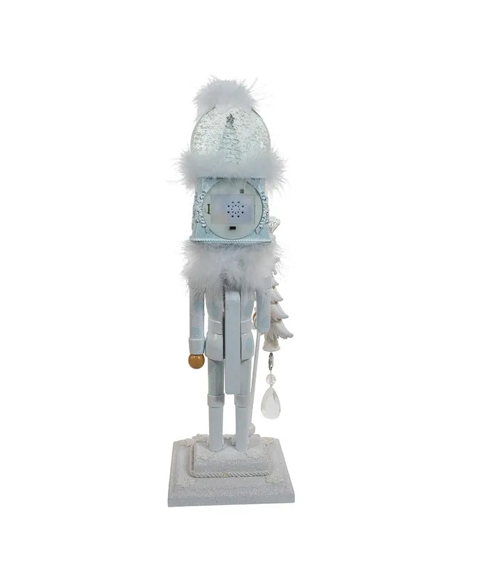 Kurt Adler Musical Water Globe Nutcracker White Soldier