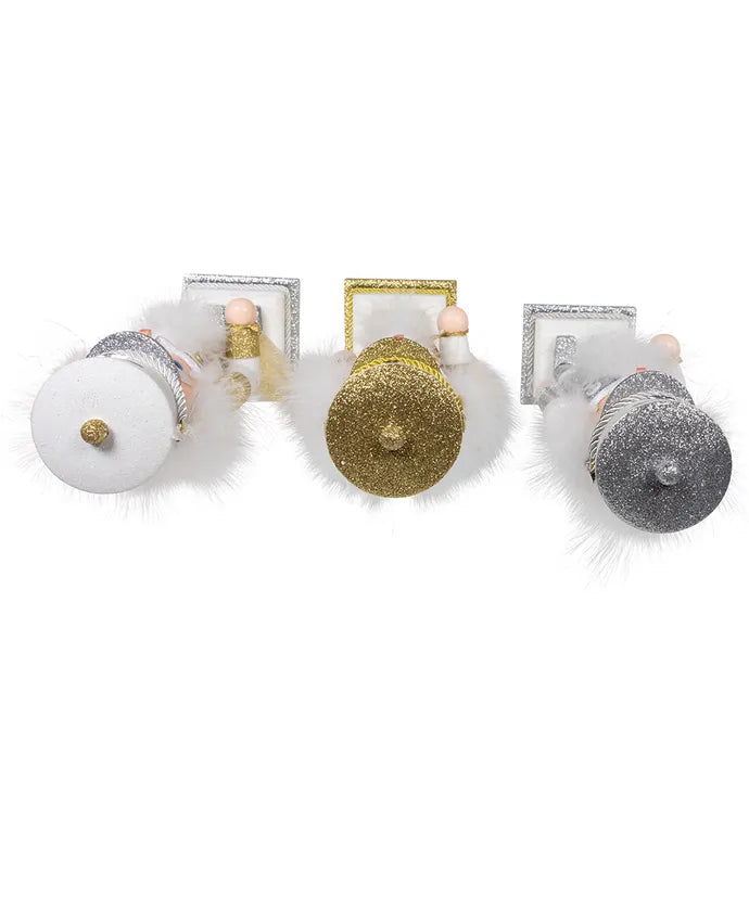 Nutcracker 15" White, Gold, or Silver (Single) - Random Style