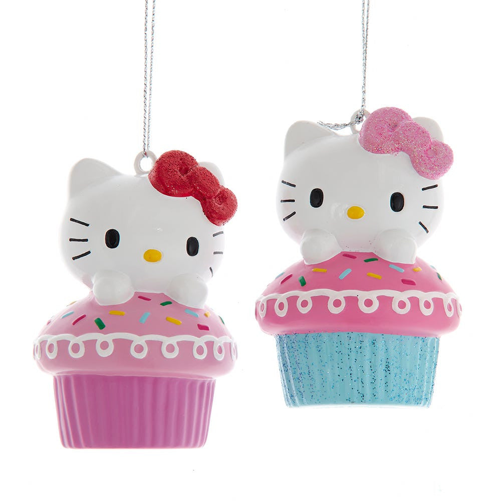 Hello Kitty With Cupcake Ornament (Single) - Random Style