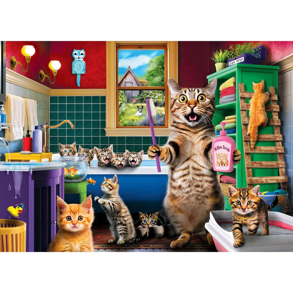 Bathtime Antics 1000 Piece Wild & Whimsical 1000 Piece Puzzle