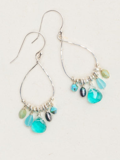 Holly Yashi Daphne Hoop Earrings - Lagoon    
