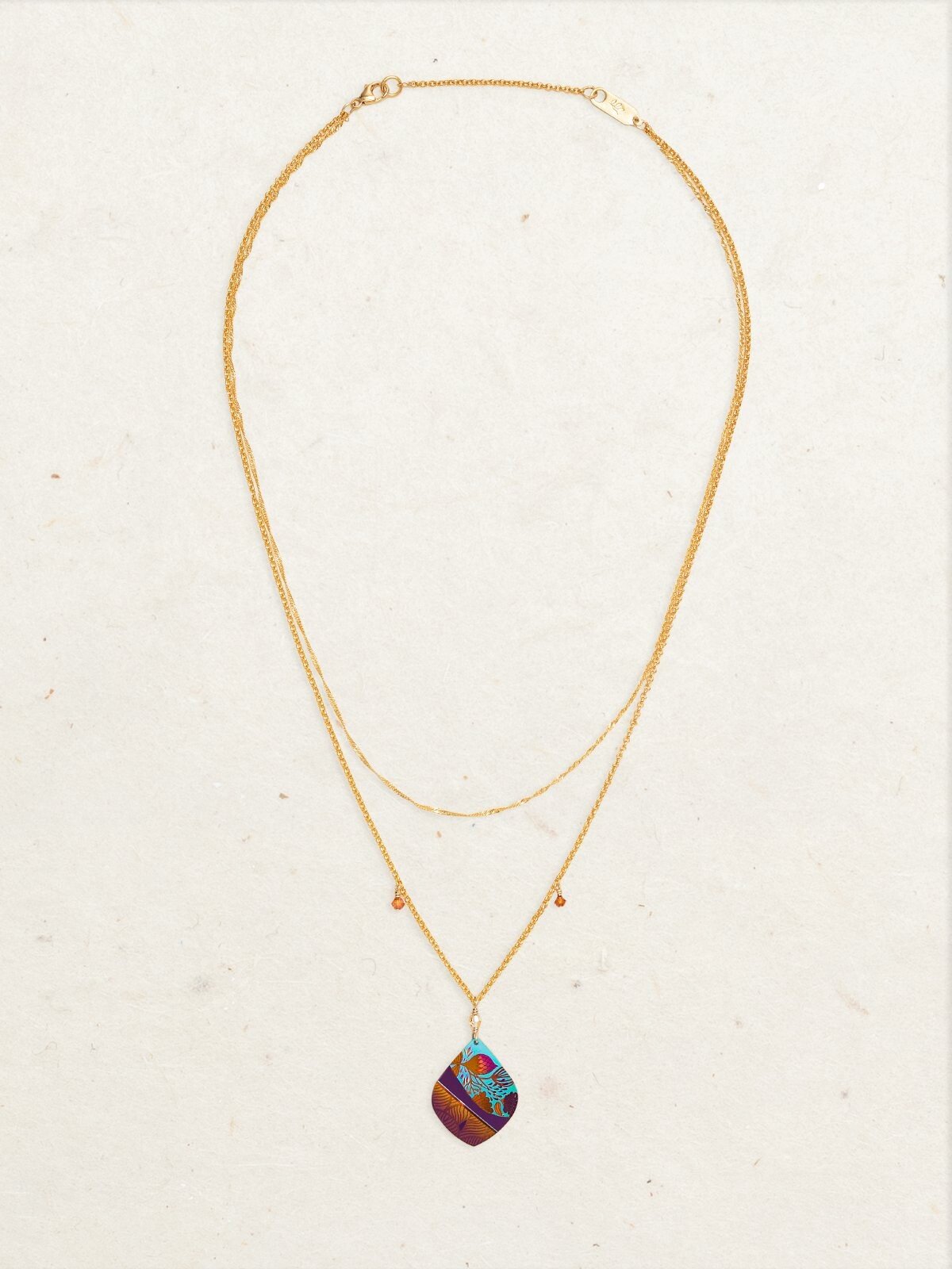 Holly Yashi Lani Necklace - Amber Wave    