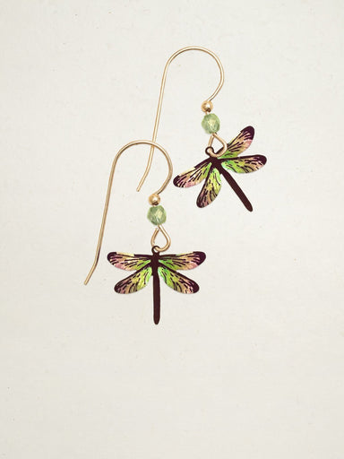 Holly Yashi Dragonfly Dreams Earrings - Green With Envy    