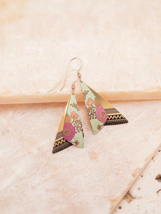 Holly All A Flutter Earrings - Sage Mist    