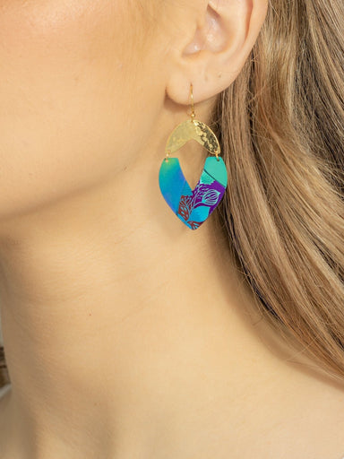 Holly Yashi Kalea Earrings - Golden Lei    