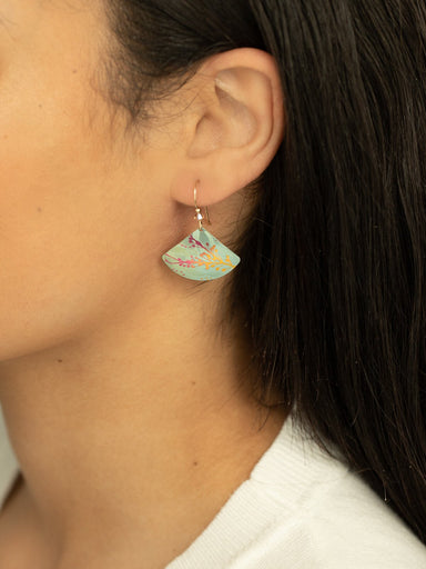 Holly Yashi Sea Meadow Earrings - Golden Coral    