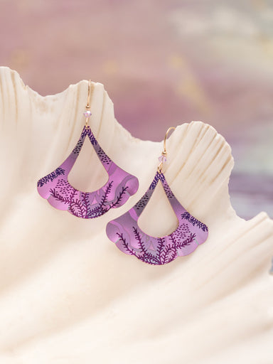 Holly Yashi Mermaid Dreams Earrings - Mermaid Purple    