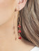 Holly Yashi Falling Star Earrings - Plum    