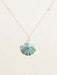 Holly Yashi Shelby Pendant Necklace - Sage/Silver    