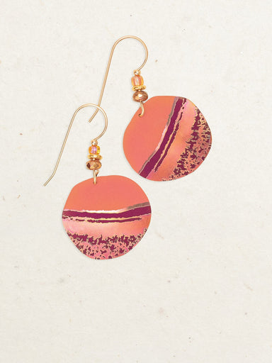 Holly Yashi Rip Tide Earrings - Peach Sunset    