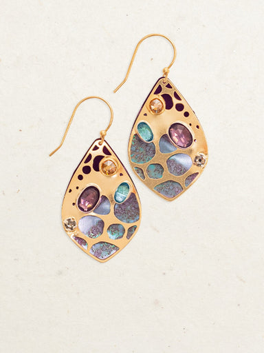 Holly Yashi Seashore Dreams Earrings - Purple Depths    