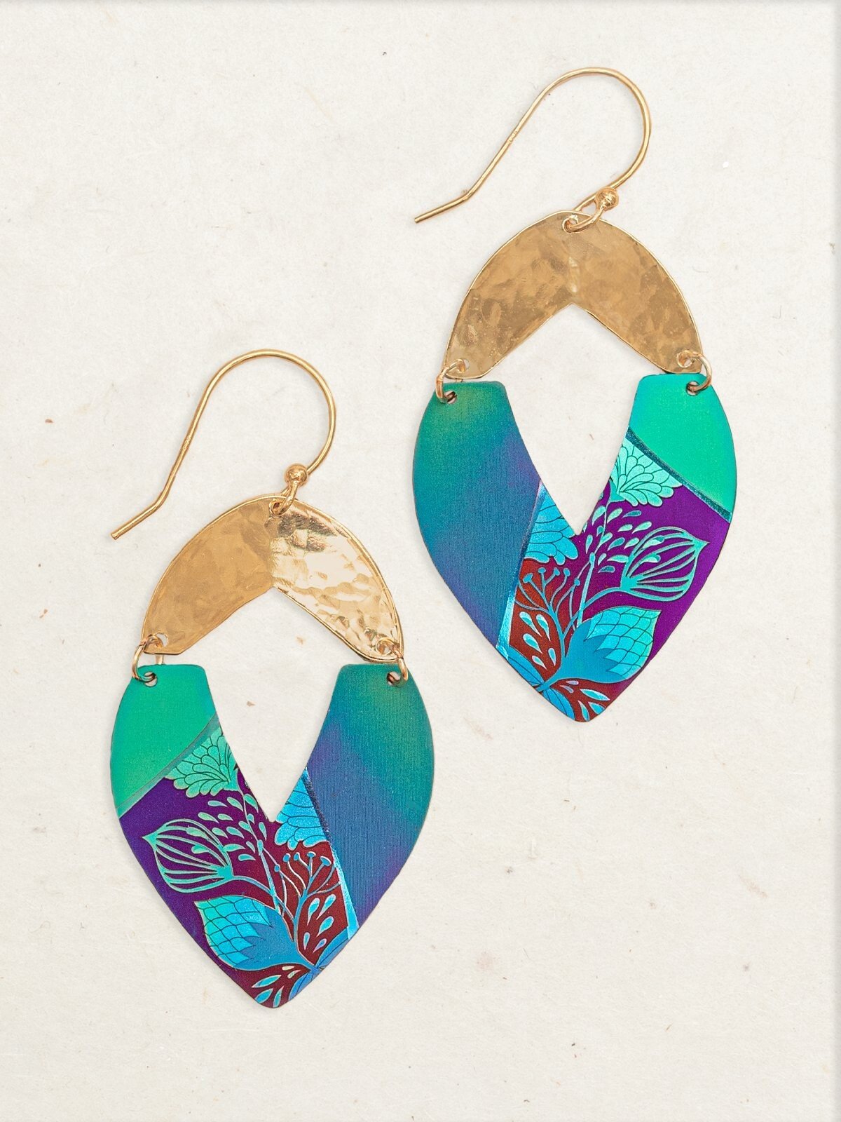 Holly Yashi Kalea Earrings - Teal Skies    