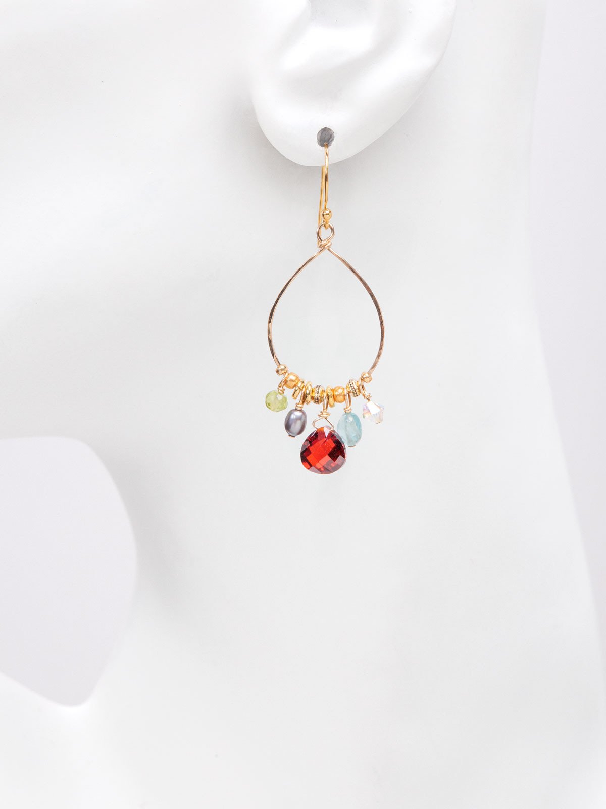 Holly Yashi Daphne Hoop Earrings - Lilac    