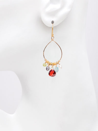 Holly Yashi Daphne Hoop Earrings - Lilac    