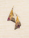 Holly Yashi All A Flutter Earrings - Amber Gold    