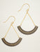 Holly Yashi Willow Weave Earrings - Amber Waves    