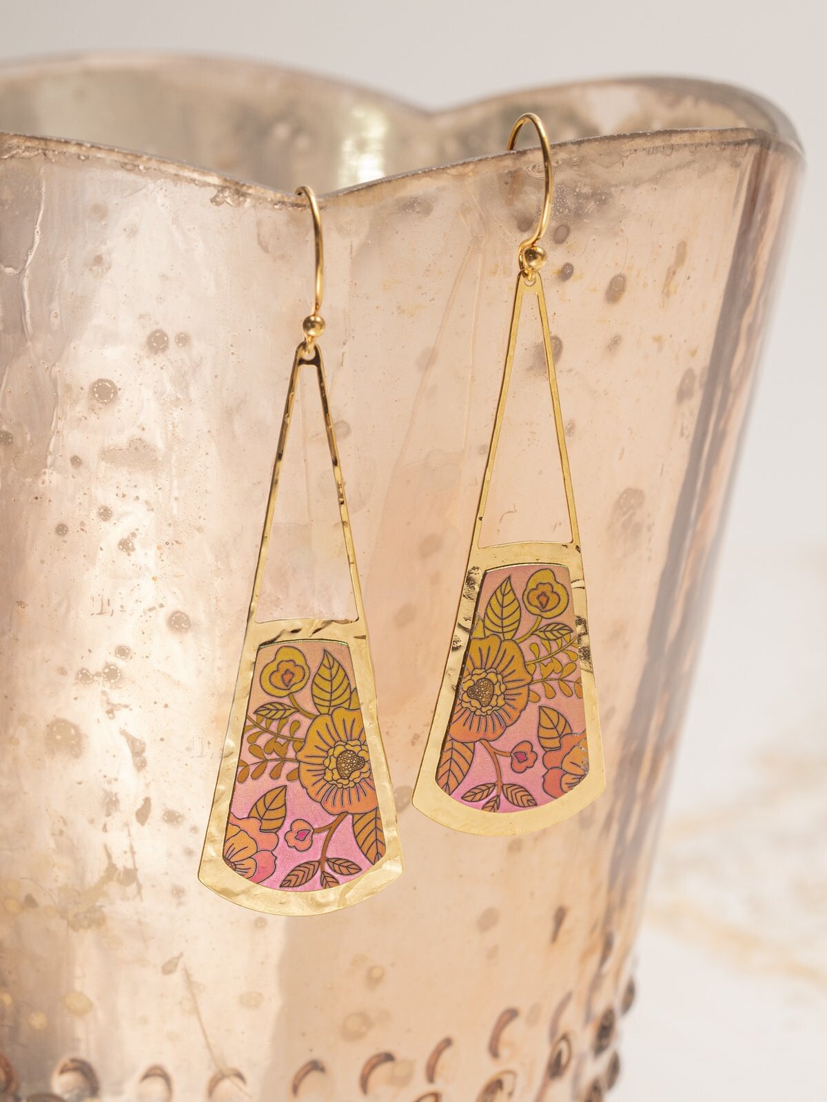 Holly Yashi Jardin Party Earrings - Rose Mist    