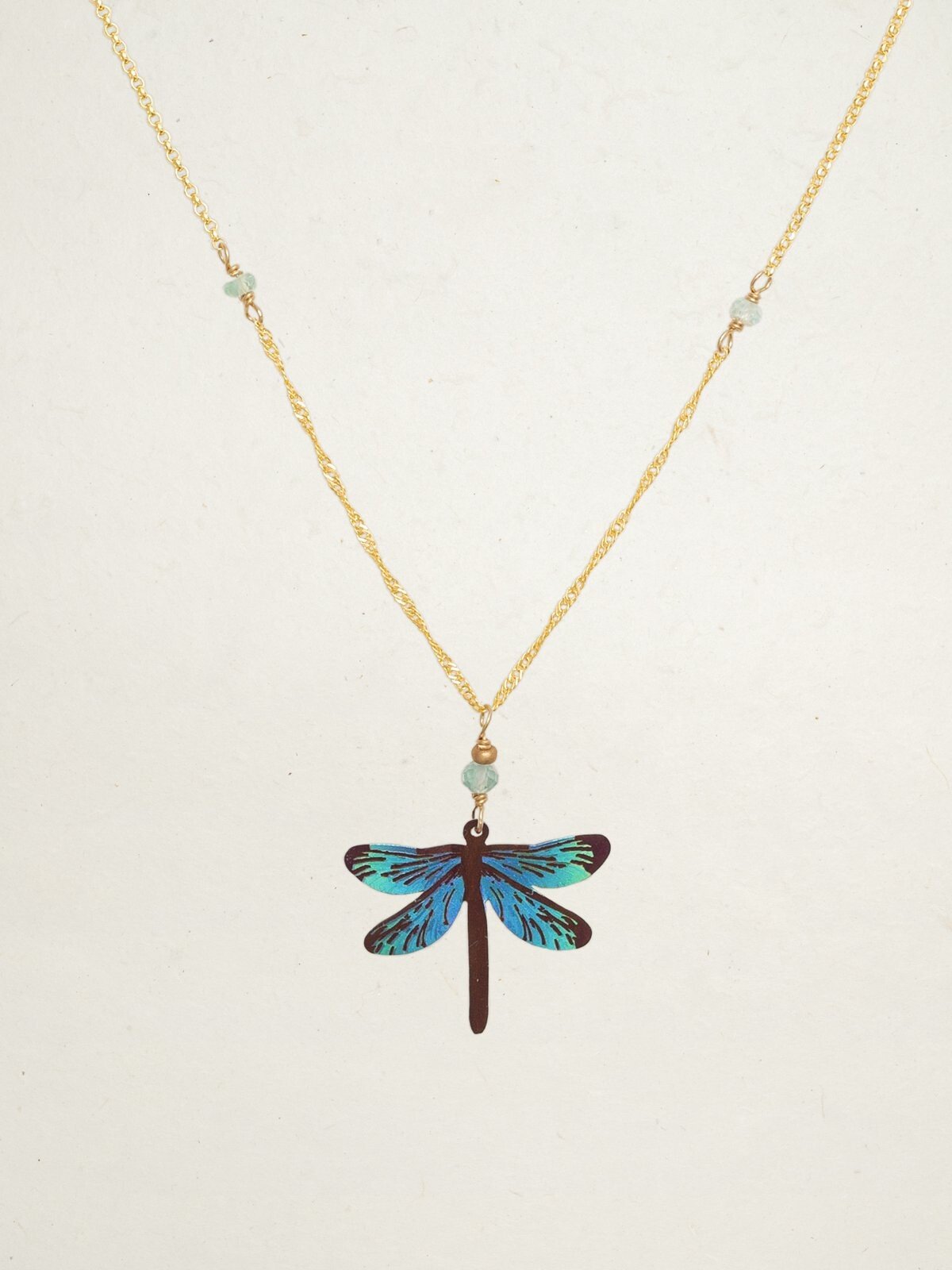 Holly Yashi Dragonfly Dreams Pendant Necklace - Turquoise    