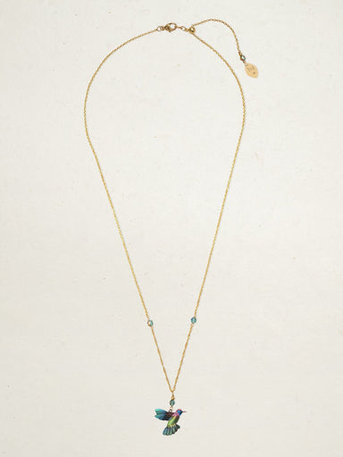 Holly Yashi Picaflor Pendant Necklace - Island Green    