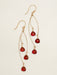 Holly Yashi Falling Star Earrings - Scarlet    