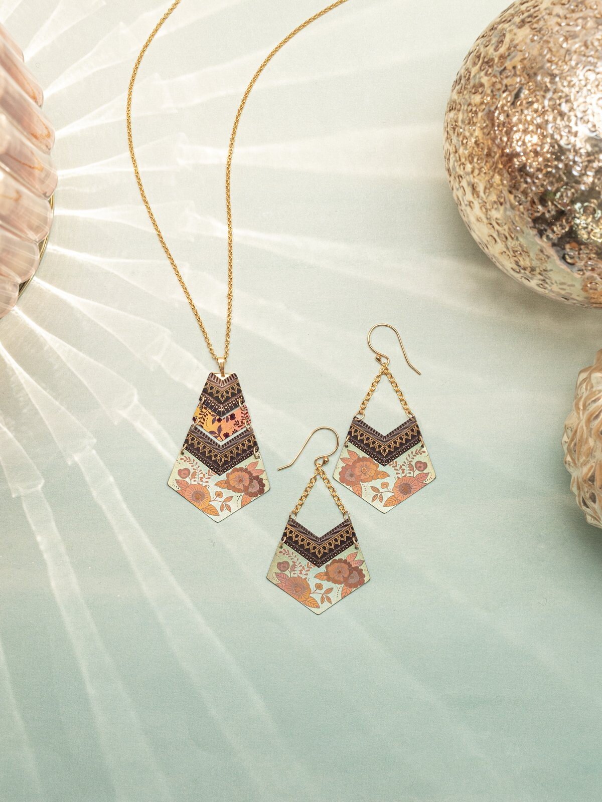 Holly Yashi Avant Garden Earrings - Sage Mist    