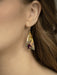 Holly Yashi All A Flutter Earrings - Amber Gold    