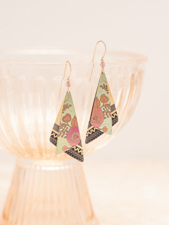Holly All A Flutter Earrings - Sage Mist    