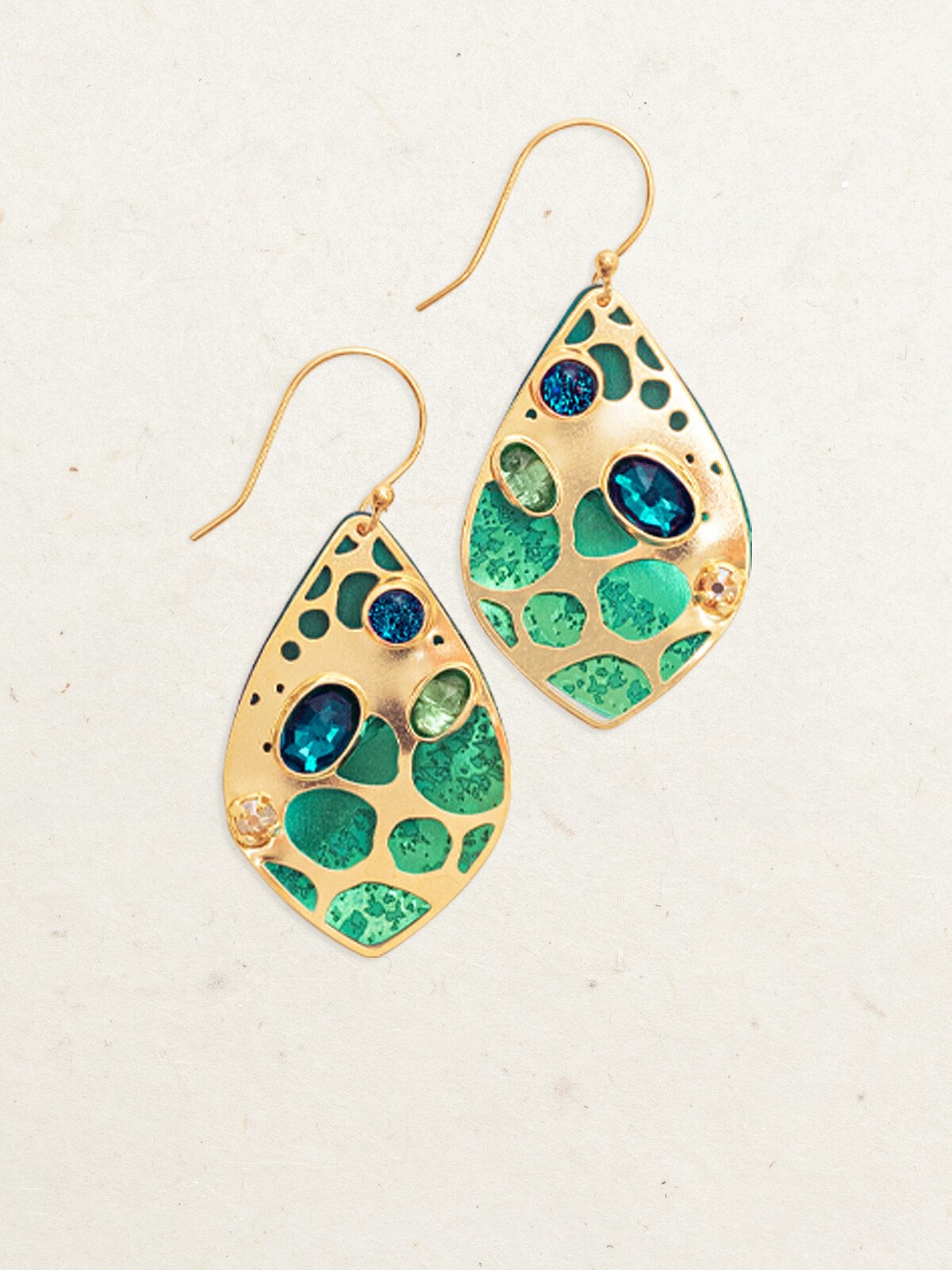 Holly Yashi Seashore Dreams Earrings - Teal    