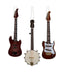 Electric Guitar, Bass, or Banjo Ornament (Single) - Random Style