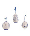 Blue and White Teapot Ornament (Single) - Random Style