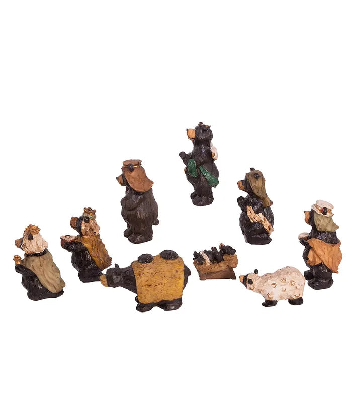 Kurt Adler Bear Nativity Set