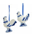 Blue and White Porcelain Chicken Ornament (Single) - Random Style