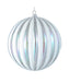 Iridescent and Glittered Ball Ornament - 150mm
