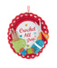 Crochet All Day Sign Ornament