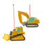 Construction Vehicle Ornament (Single) - Random Style