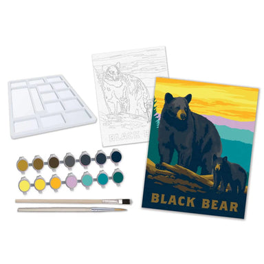 MSTR Black Bear Paint-by-Number Kit